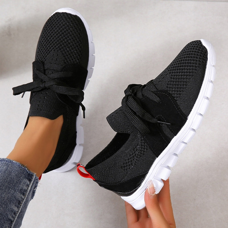 Knitted Mesh Ultralight Tennis Sneakers-ABOXUN
