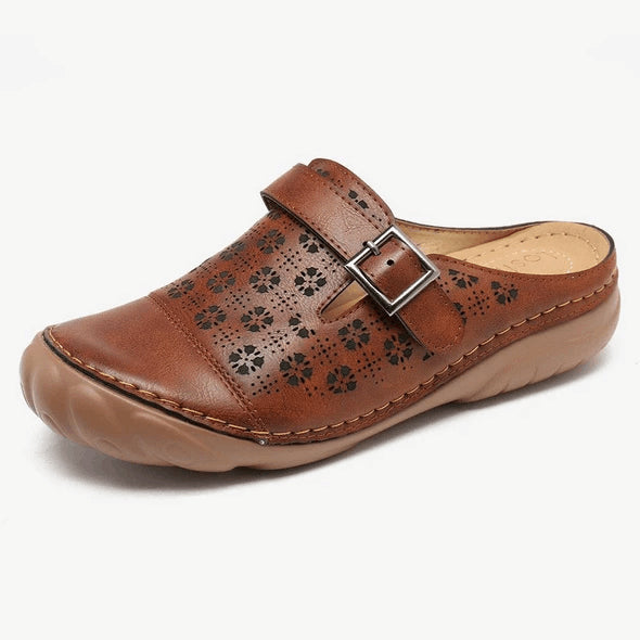 Hollow Carved Casual Sandals-ABOXUN