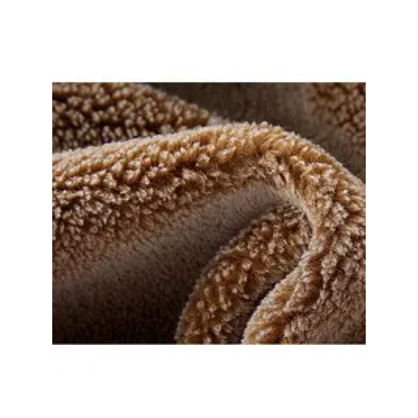 Mens Outdoor Fur Loose Warm Jacket-ABOXUN