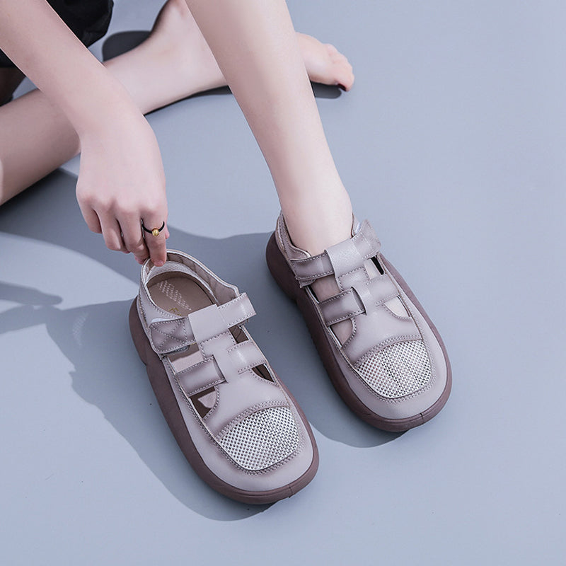 2022 summer new mesh breathable women's sandals-ABOXUN