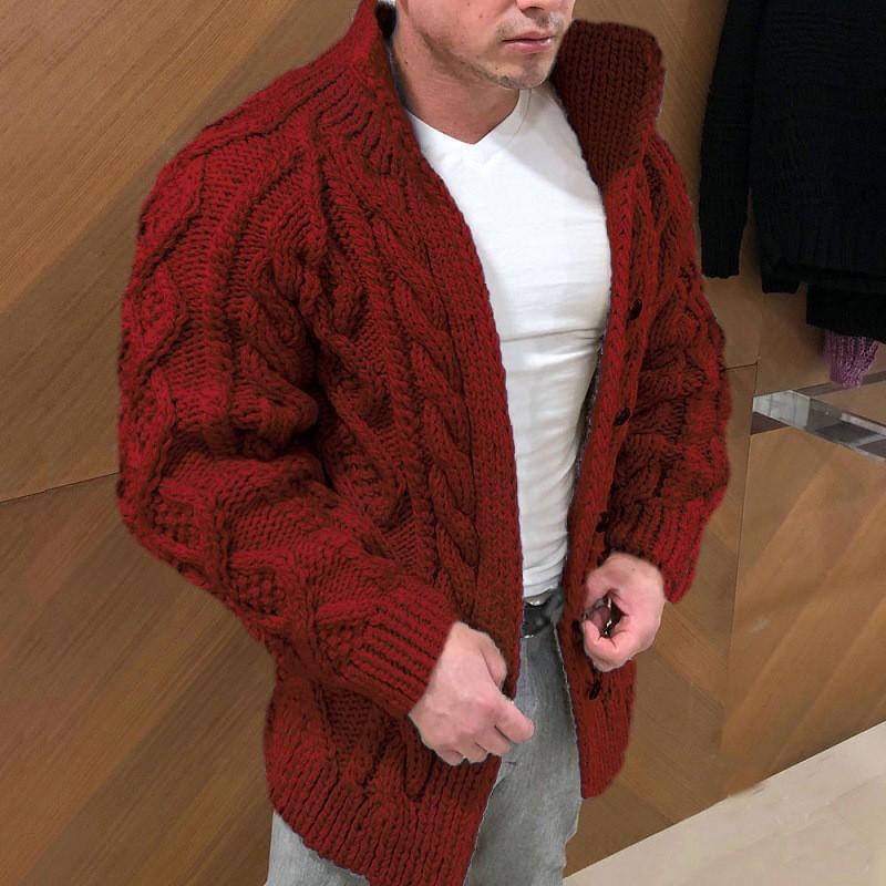 2022 Thicken Knitted Cardigan Jacket-ABOXUN