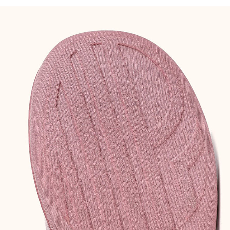 Women's Micro Suede Fuzzy Plush Lined Slippers with Cozy Memory Foam-ABOXUN