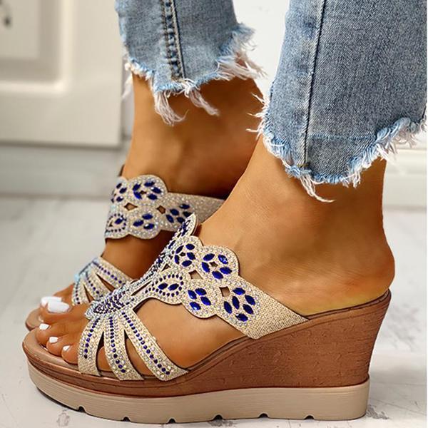 Women's Platform Wedge Casual Sandals-ABOXUN