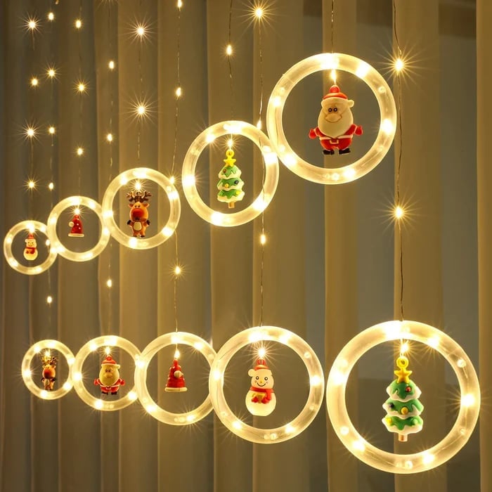 🎅Early Christmas Sale-49% OFF - Christmas Decor Ring Lights-ABOXUN