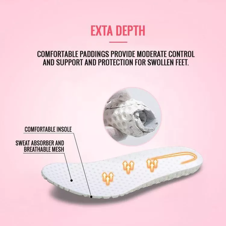 WOMEN AIR CUSHION SLIP-ON ORTHOPEDIC WALKING SHOES-ABOXUN