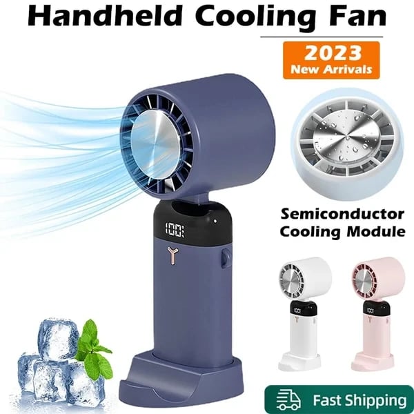 🔥Summer Hot Sale❄️ Portable electric cold compress cooling fan🤩