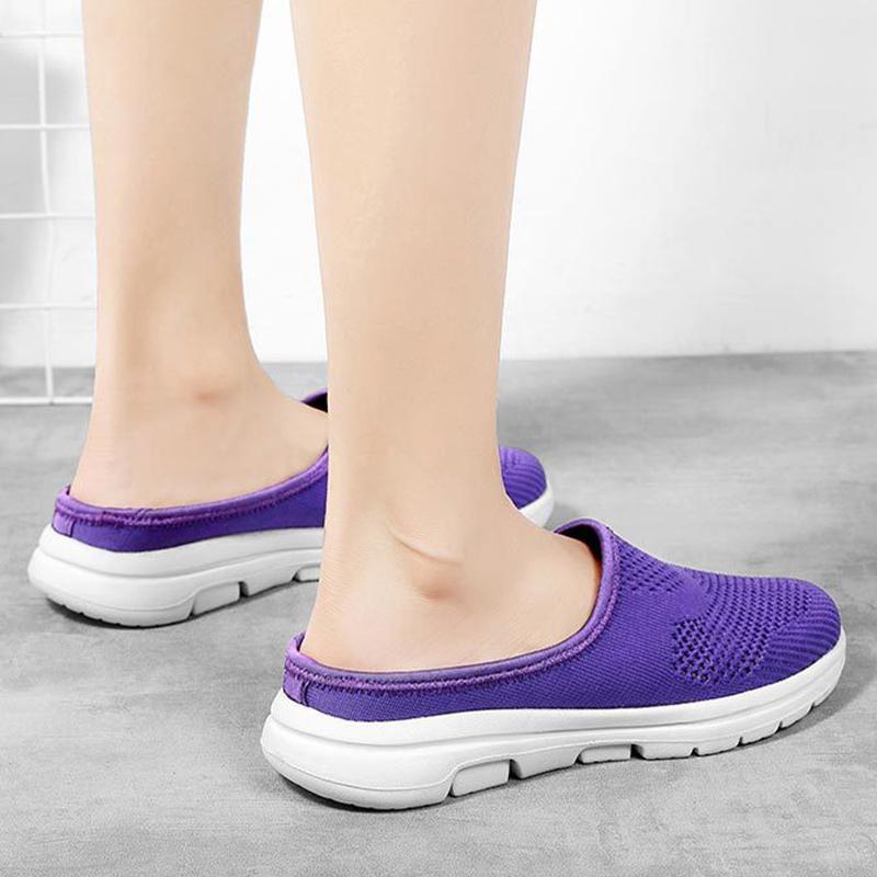 Women'S Flat-Bottom Non-Slip Slippers Baotou Slippers-ABOXUN