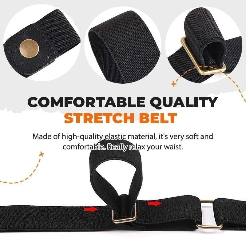 🔥(Last Day  48% OFF)🔥2023 - Buckle-free Invisible Elastic Waist Belts