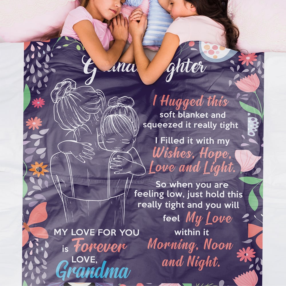 🎁Granddaughter's Gift-Sweet Words Blanket (49% OFF TODAY)-ABOXUN