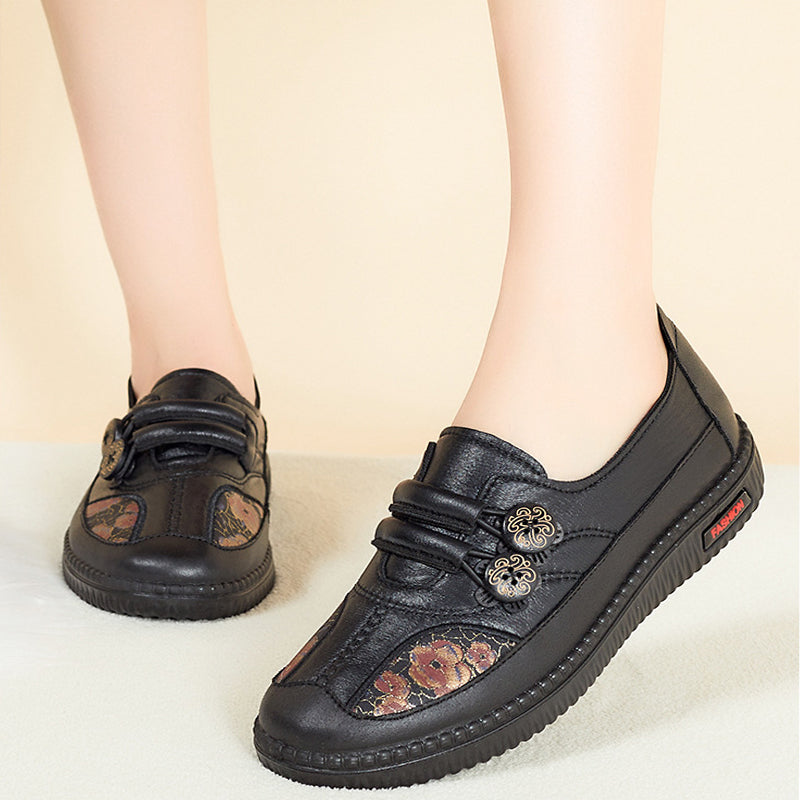 Comfortable, Soft and Durable Breathable Embroidered Shoes-ABOXUN