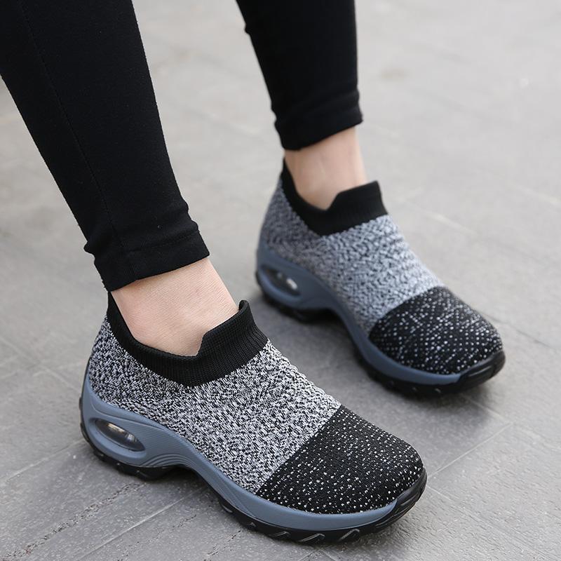 sneakers orthopedic tennis shoes for women Slip On Shoes-ABOXUN