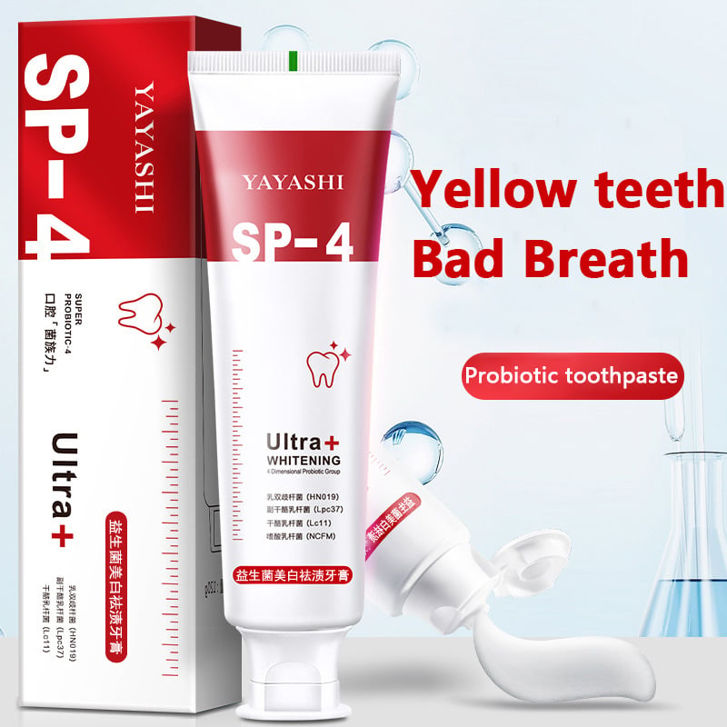 🔥2023 HOT SALE🔥 -  YAYASHI SP-4TM Probiotic Whitening Toothpaste