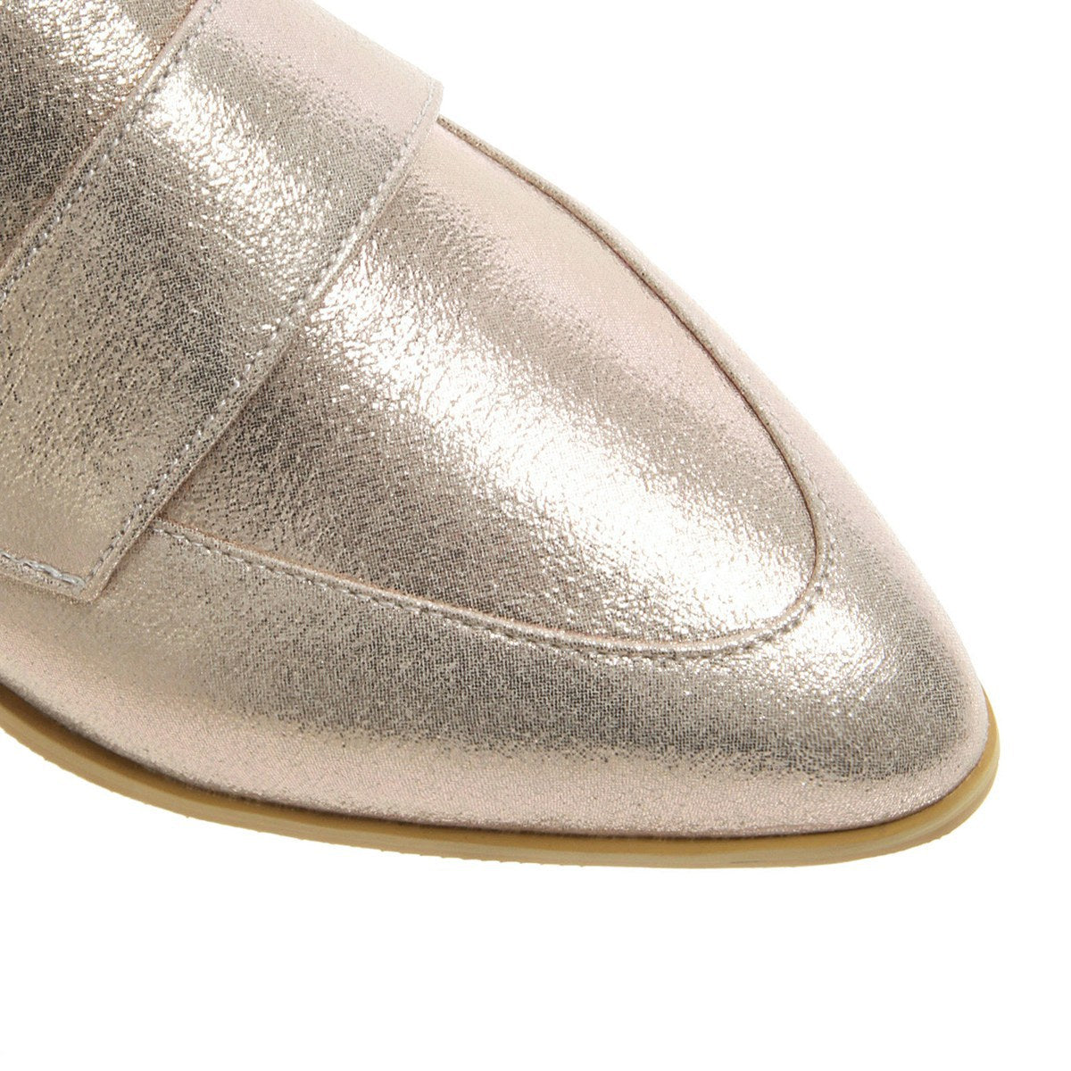 Sursell Womens Casual Elegant Pointed Toe Slip-On Loafer Office Shoes-ABOXUN