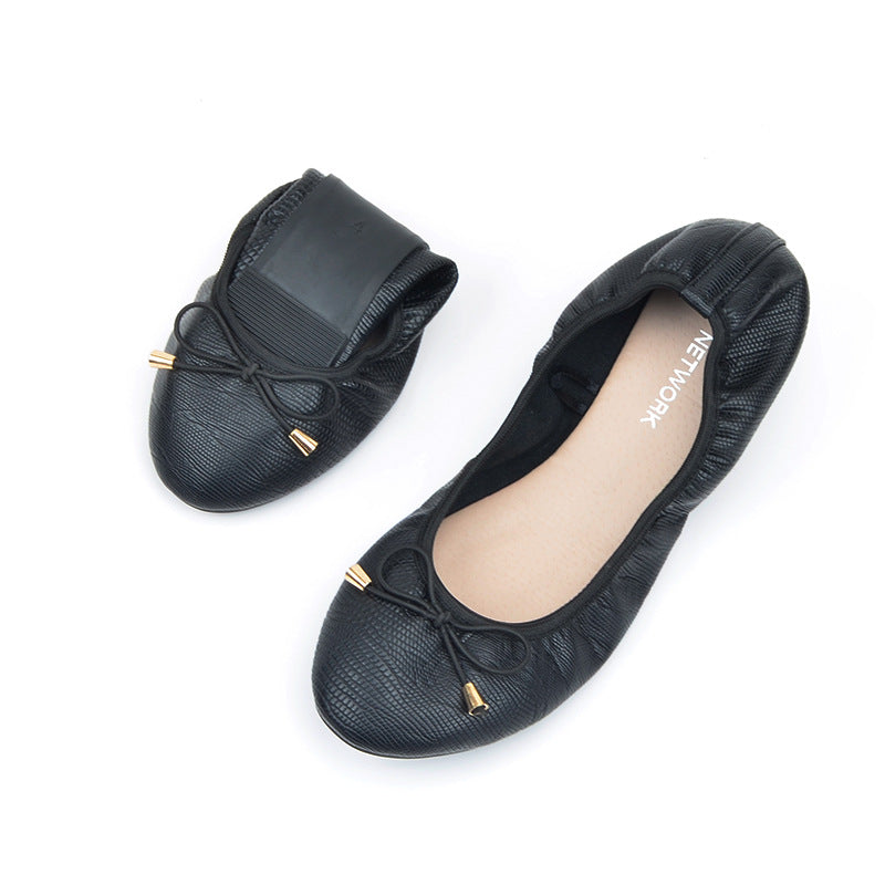 Women's Pointed-Toe Ballet Flat-ABOXUN