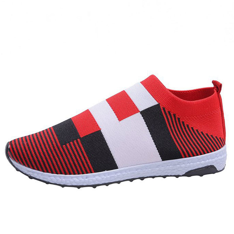 Women Breathable Platform Flats Bunion Corrector Slip On Shoes-ABOXUN