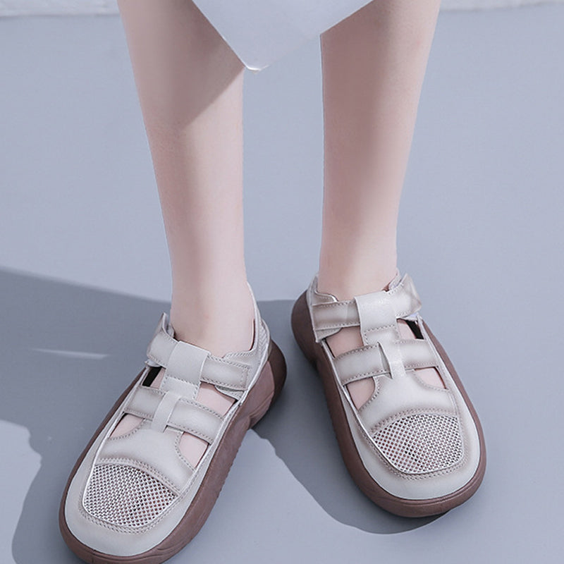 2022 summer new mesh breathable women's sandals-ABOXUN