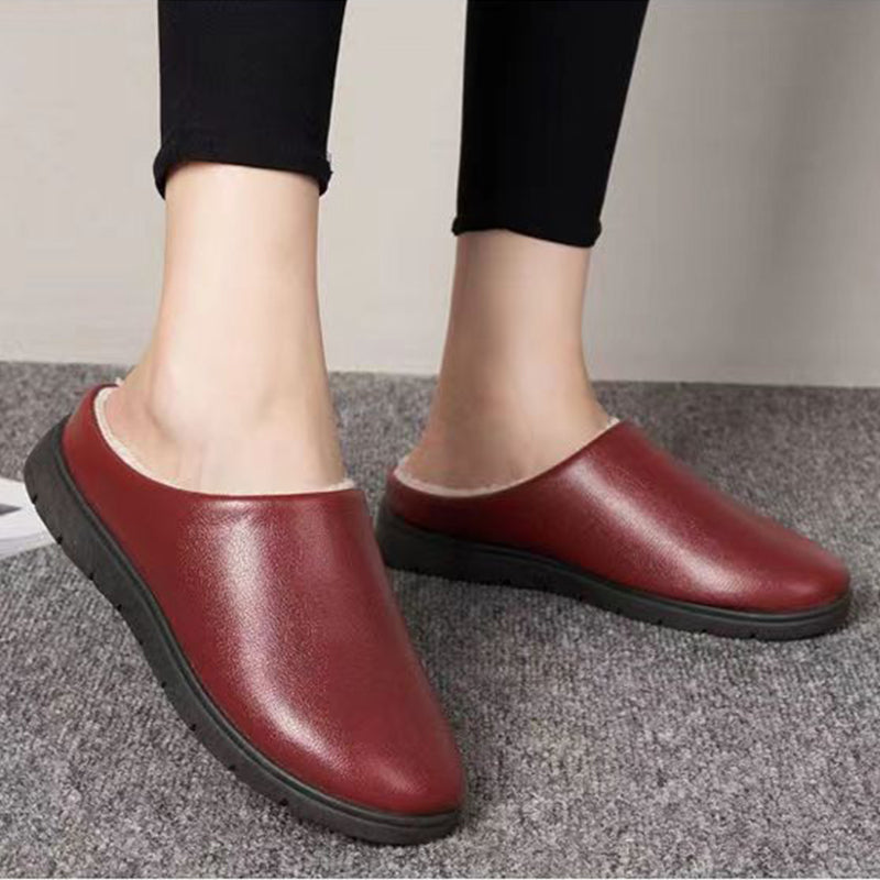 Women's Winter Warm Thick-soled Waterproof Thick-soled Slippers-ABOXUN
