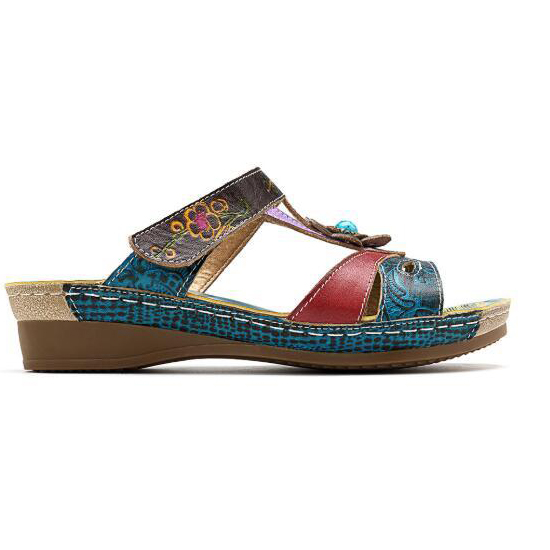 Bohemian Style Fashion Non-Slip Wedge Slippers-ABOXUN