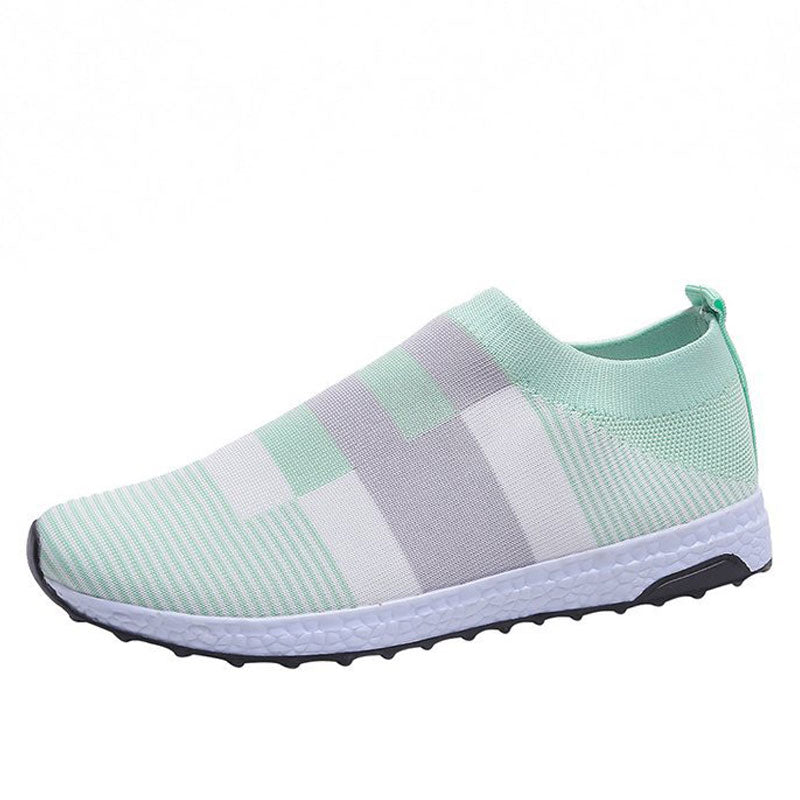 Women Breathable Platform Flats Bunion Corrector Slip On Shoes-ABOXUN