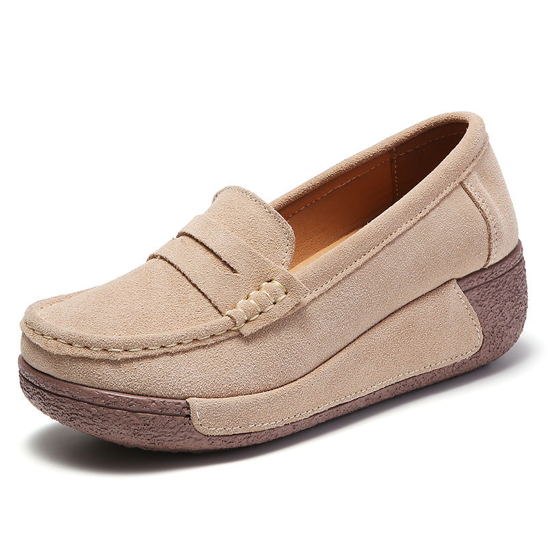 Women's Winter Comfort Elastic Platform Shoes-ABOXUN