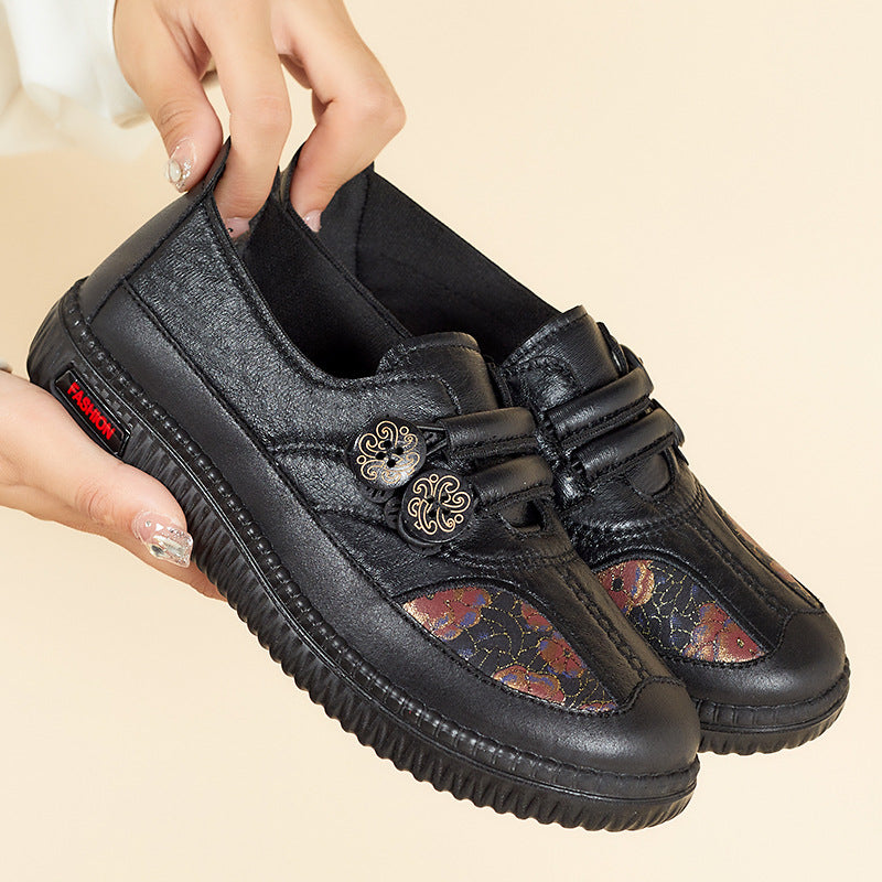 Comfortable, Soft and Durable Breathable Embroidered Shoes-ABOXUN