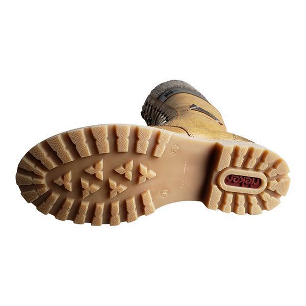 Grishay Women Winter Lace Up Knitted High Boots-ABOXUN