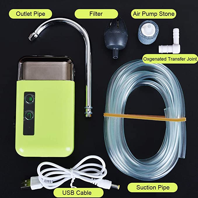 Rechargeable Aquarium Pump aerator Portable Water Circulation Pump Fish Sensor Oxygen machine Fishing Hydroponic Air Pump