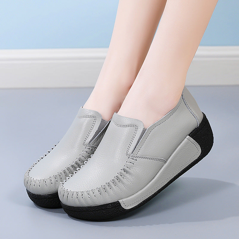 Women's Winter Comfort Elastic Platform Shoes-ABOXUN
