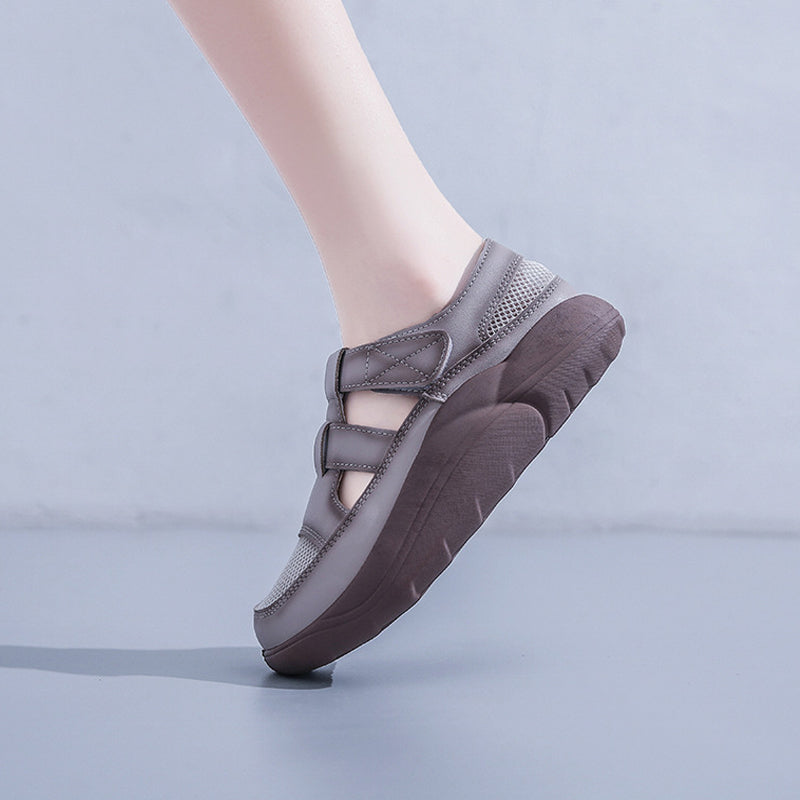 2022 summer new mesh breathable women's sandals-ABOXUN