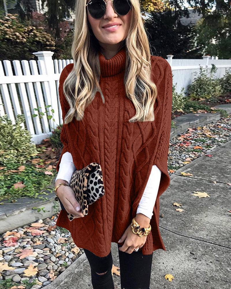 Retro Thick Stitch Casual Sweater-ABOXUN