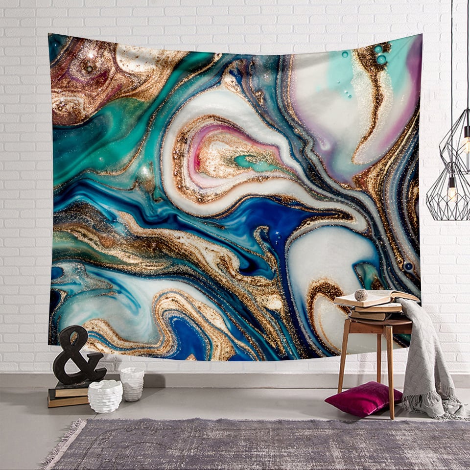 🎁Marble Style Wall Hanging Blanket ( 49% OFF Today )-ABOXUN