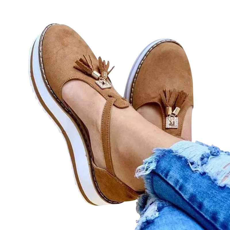 Women's Casual Tassel Shoes-ABOXUN