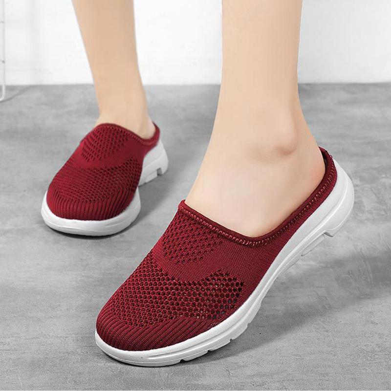 Women'S Flat-Bottom Non-Slip Slippers Baotou Slippers-ABOXUN