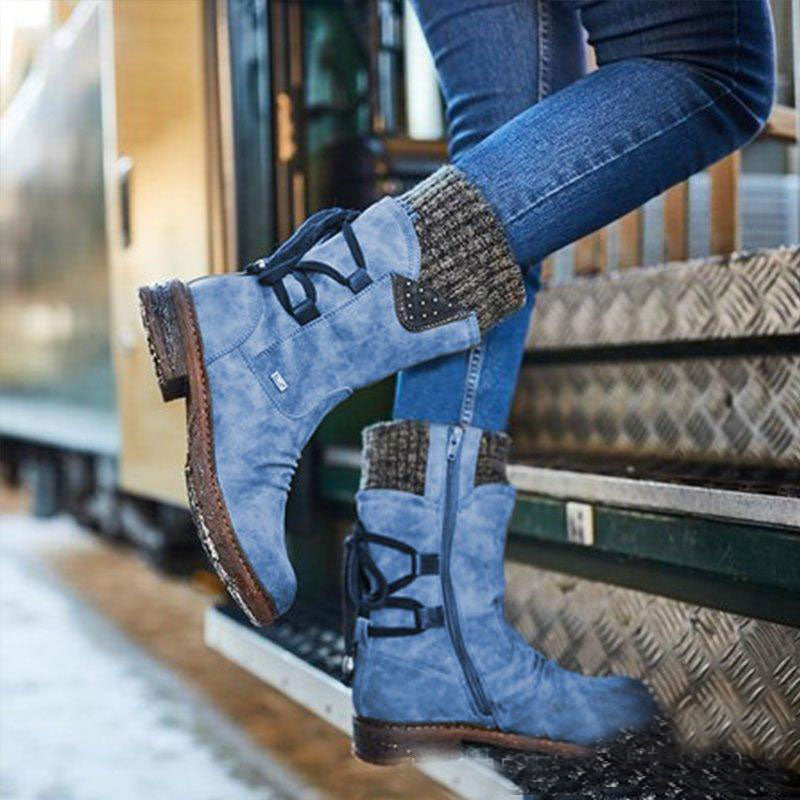 Grishay Women's Fashion Casual Boots-ABOXUN