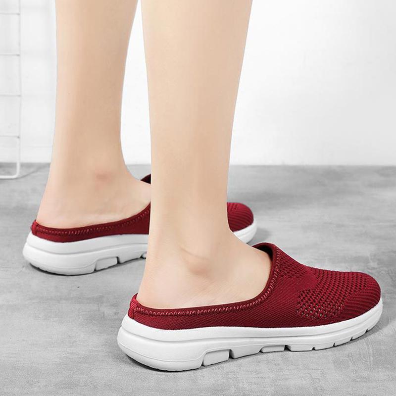 Women'S Flat-Bottom Non-Slip Slippers Baotou Slippers-ABOXUN