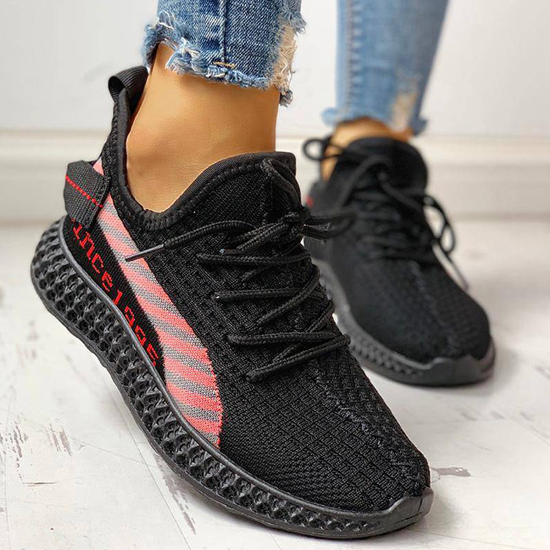 Lace-Up Breathable Casual Sneakers for Women-ABOXUN