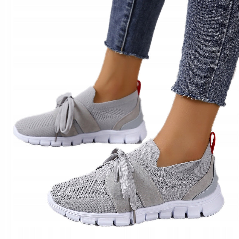 Knitted Mesh Ultralight Tennis Sneakers-ABOXUN