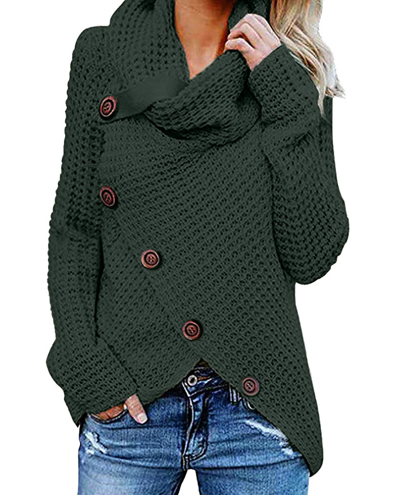 Loose Knit Sweater-ABOXUN