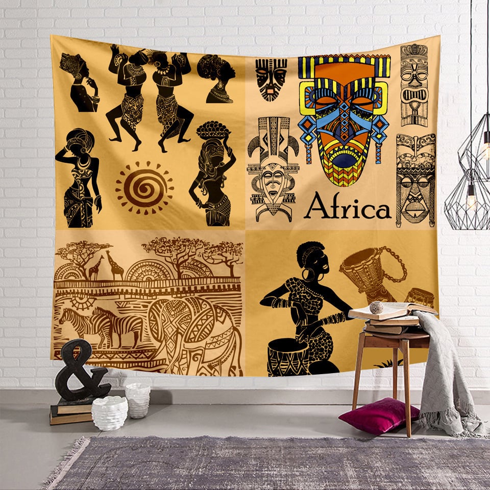 🎁Africa Style Wall Hanging Blanket  ( 49% OFF Today )-ABOXUN