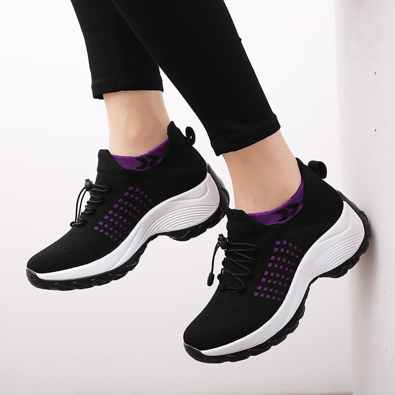 Women's Walking Shoes Sock Sneakers-ABOXUN