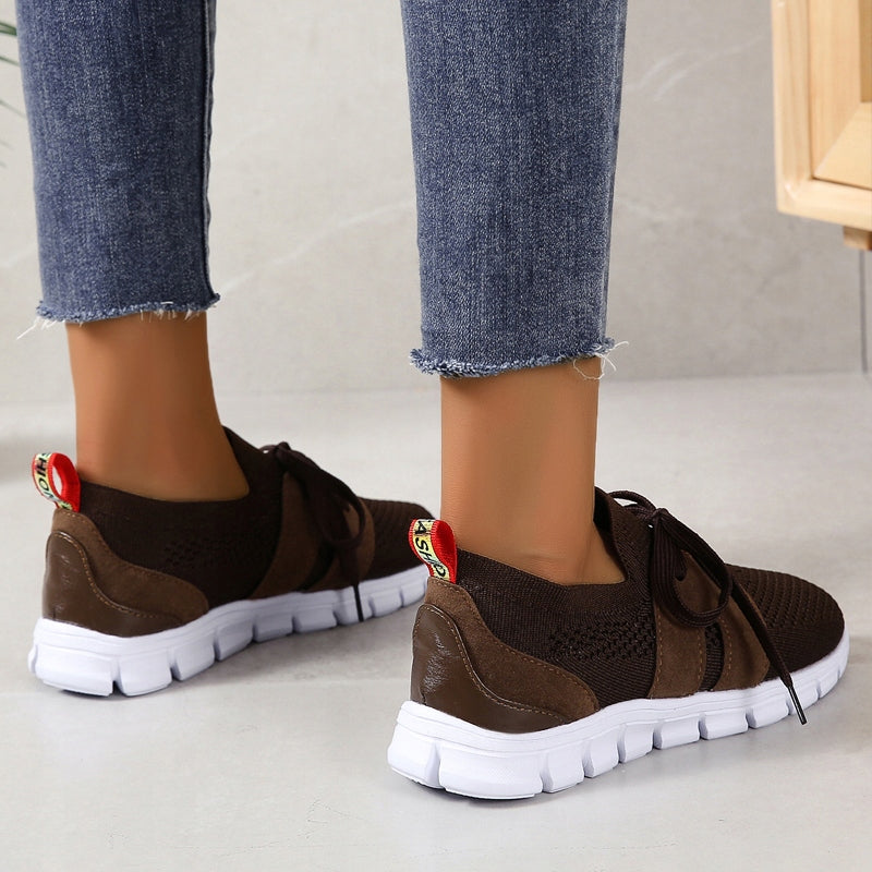 Knitted Mesh Ultralight Tennis Sneakers-ABOXUN