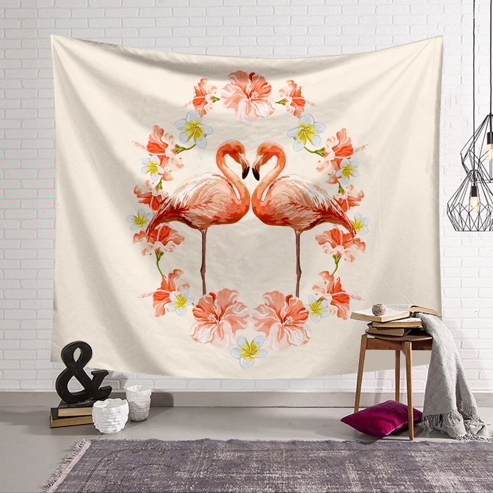 🎁Flamingo Style Wall Hanging Blanket ( 49% OFF Today )-ABOXUN