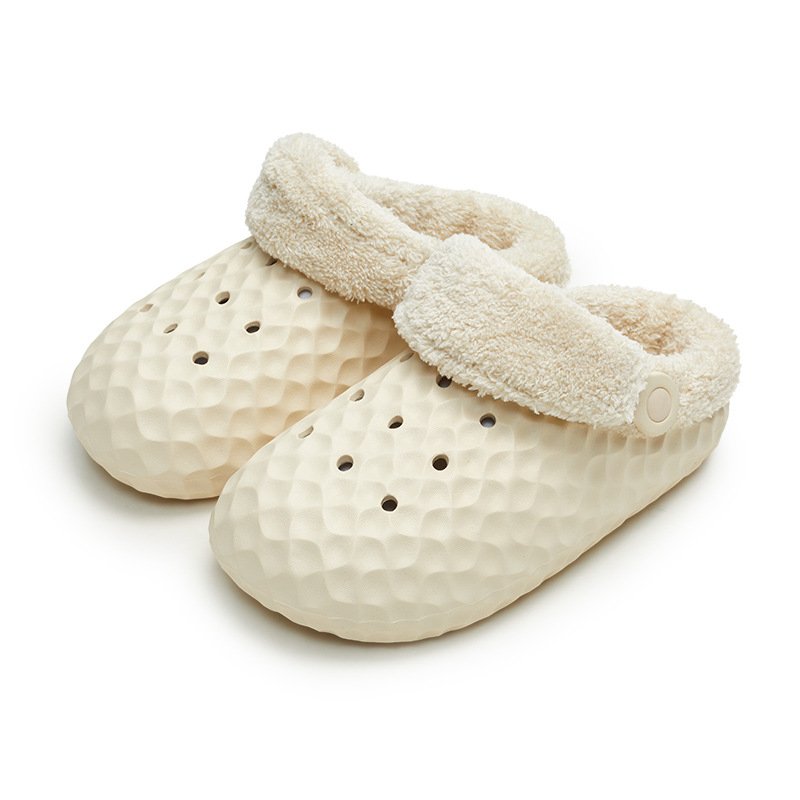 Removable Outer Wear Non-slip Waterproof Cotton Slippers-ABOXUN
