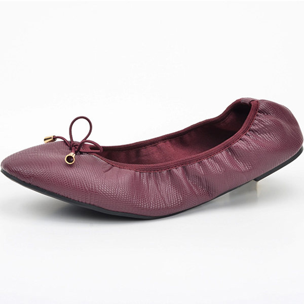 Women's Pointed-Toe Ballet Flat-ABOXUN