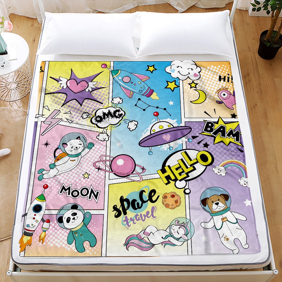 🎁Comics Gift Blanket (49% OFF TODAY)-ABOXUN