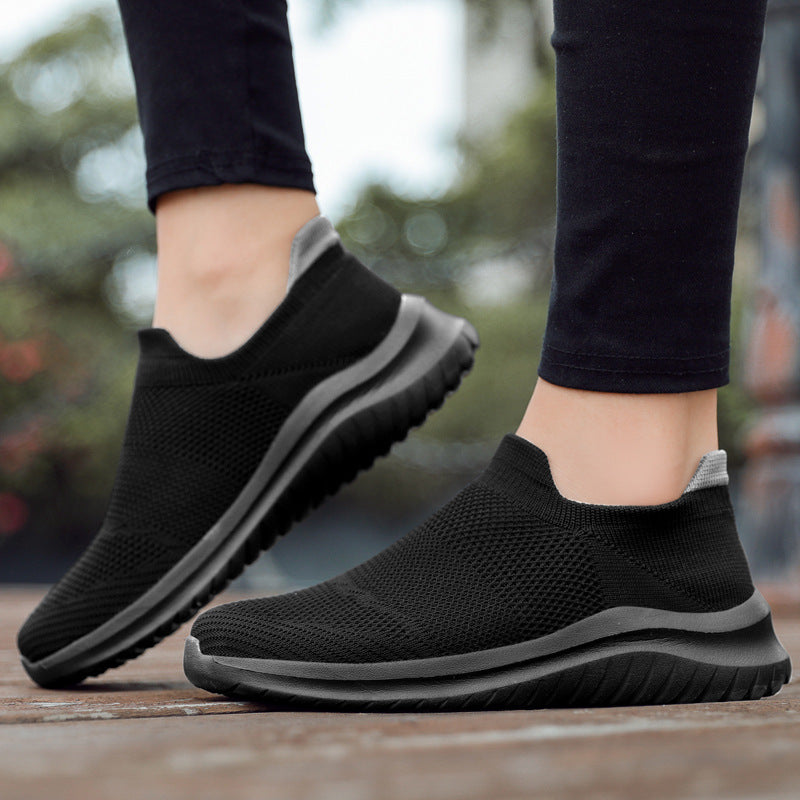 Women's Fall New Flyknit Mesh Fashion Casual Sneakers-ABOXUN