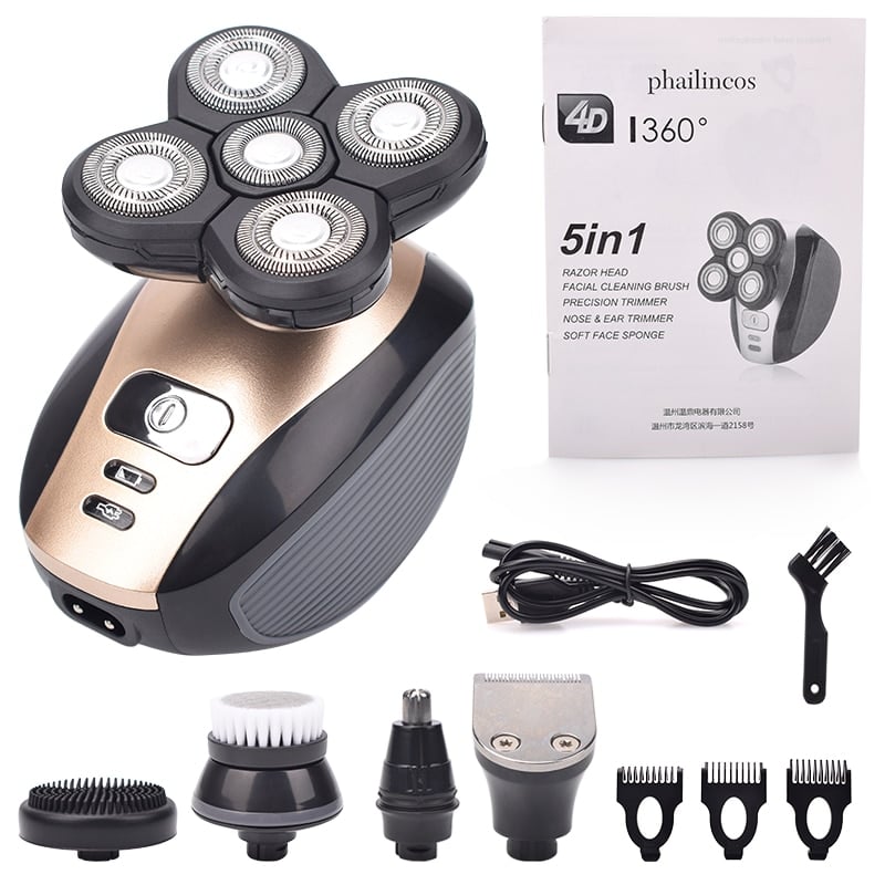 🔥Hot Sale- 49% OFF🔥 5 In 1 Multifunctional 4D Electric Shaver