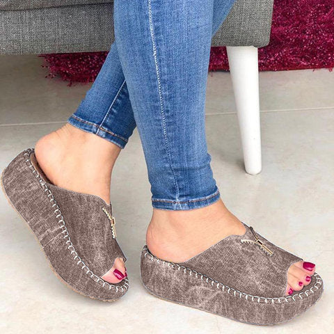 Women's Trendy Comfortable Platform Sandals-ABOXUN