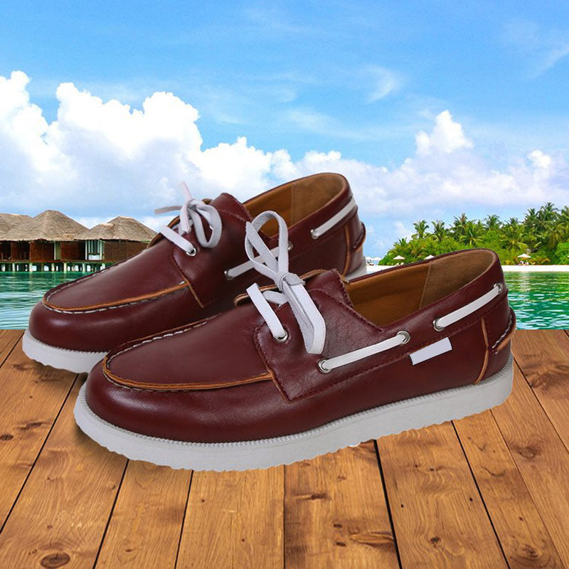 Lace-Up Breathable Abrasion Resistant Sailing Shoes for Women-ABOXUN