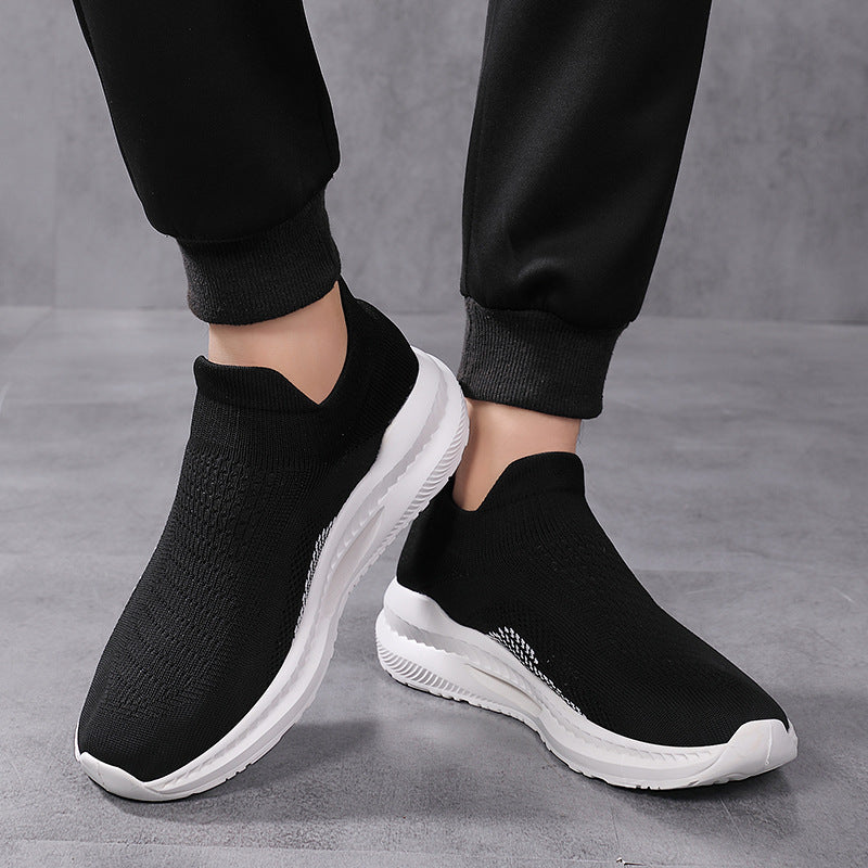 Women's Flyknit Breathable Non-Slip Casual Sneakers-ABOXUN